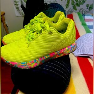 NOBULL sneakers womens 8 weightlifting gym training shoes SWIRL NOBULL IMPACT